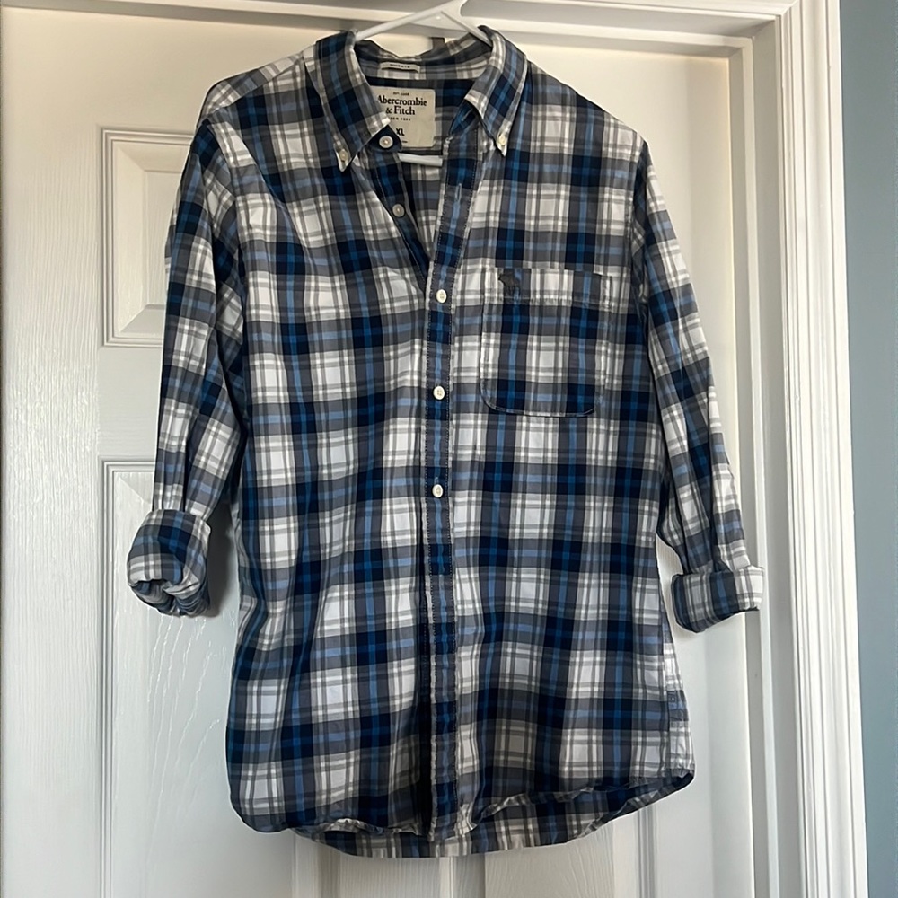 Men’s Vintage Abercrombie Long sleeve button up.  XL